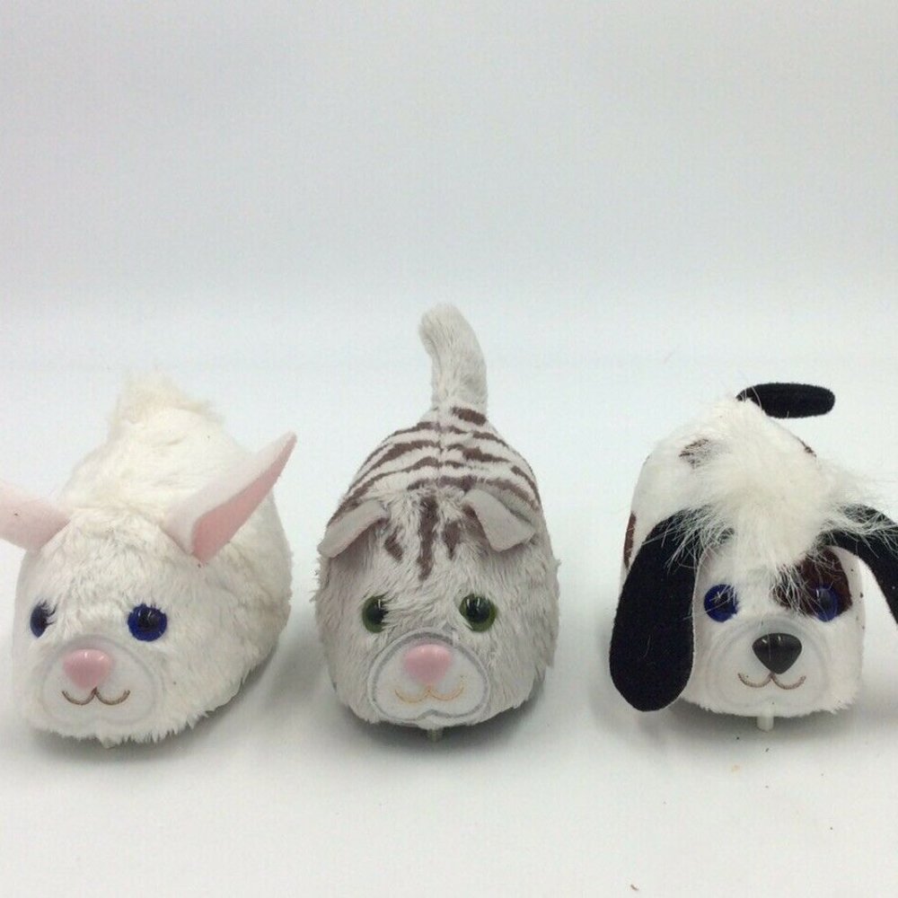 3 Furreal Fiends Furry Frenzies Dog Cat Bunny